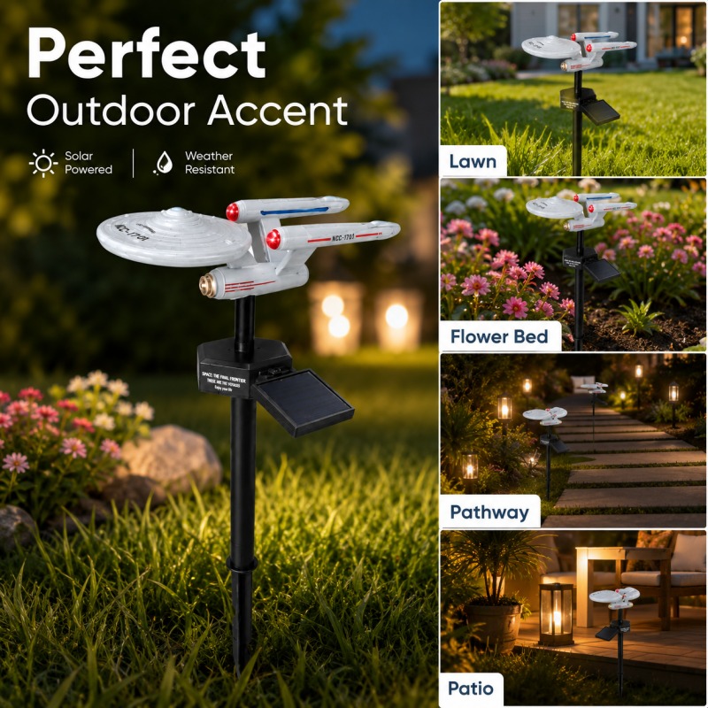 Smart Garden Lighting System - 스타 트렉 USS 엔터프라이즈 솔라 가든