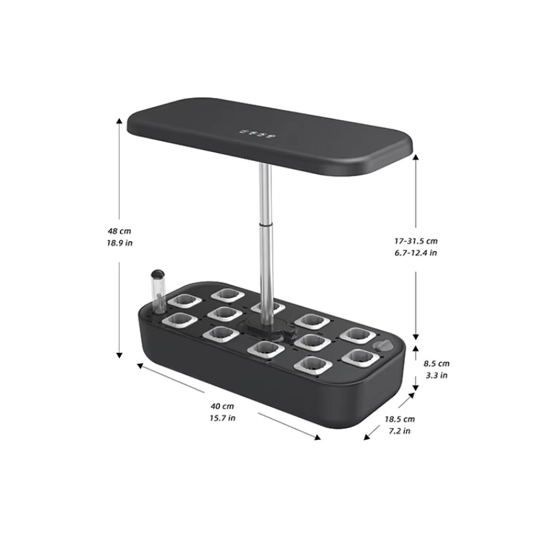 Smart Pod Garden - 12포드 스마트 수경재배 조명 시스템 수경재배