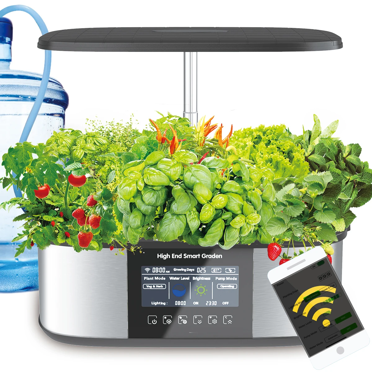 Smart Pod Garden - 스마트 LED 성장 조명 및 자동