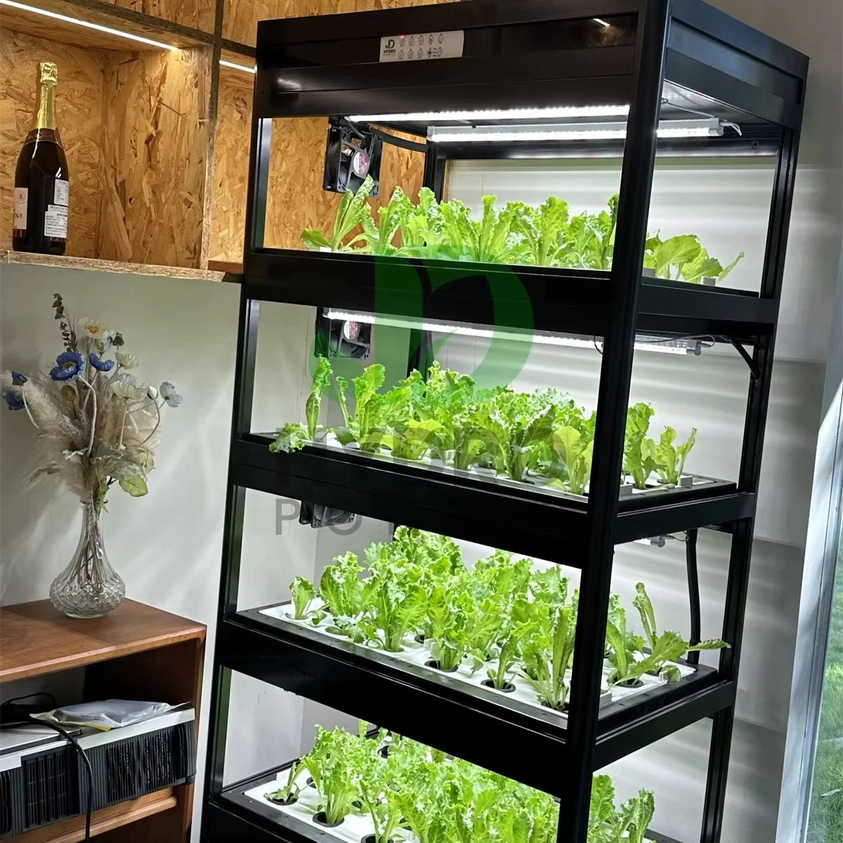 Aquaponics Home Kit - 실내 홈 스마트 Led Aquaponics 캐비닛