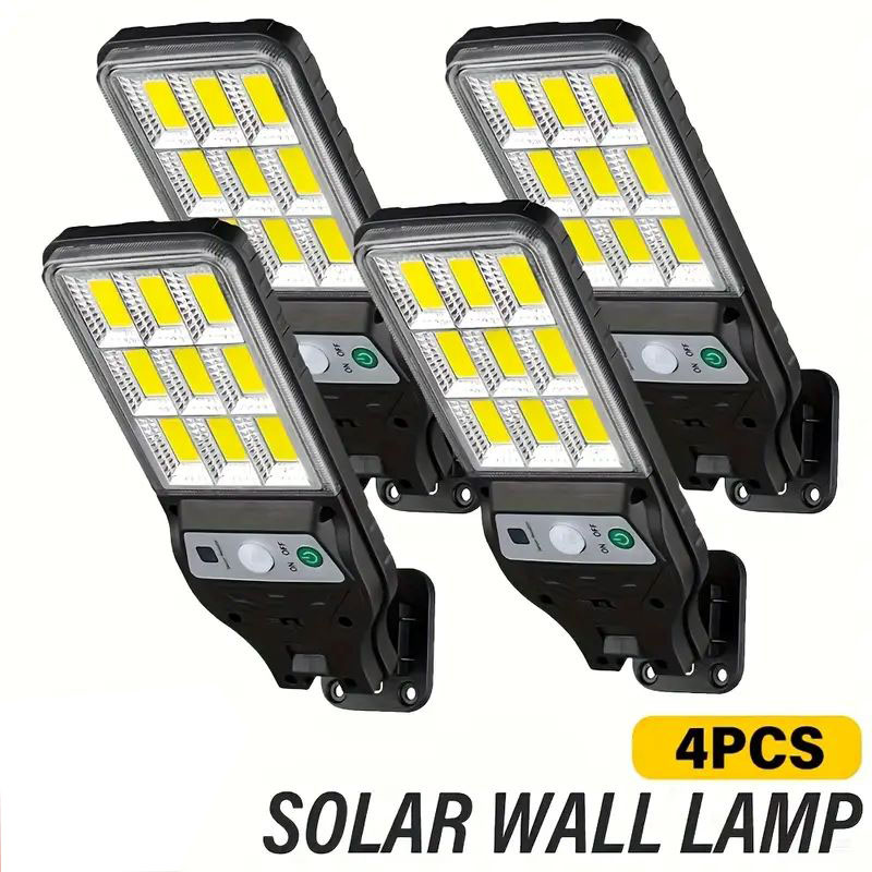 Smart Garden Solar Lights - 모션 센서가 있는 4PCS 태양광 벽