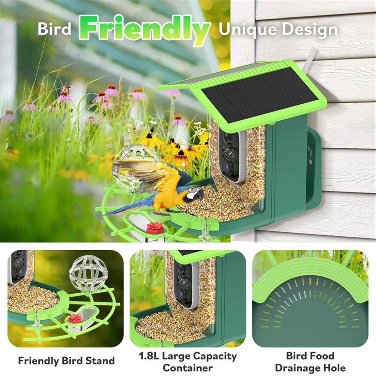 Smart Garden Video - AI 종 식별 기능이 있는 ABPP