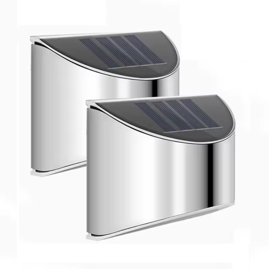 Smart Garden Solar Lights - 2개 세트 태양광 정원등 스테인리스 스틸