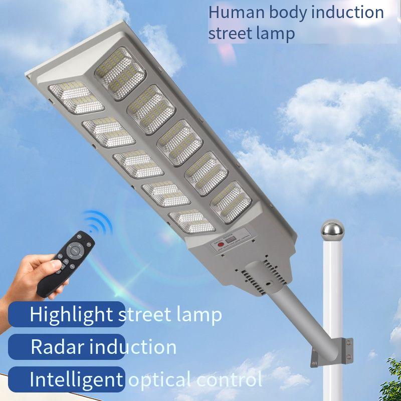 Smart Garden Solar Lights - 400W 태양광 가로등 방수 IP67 레이더