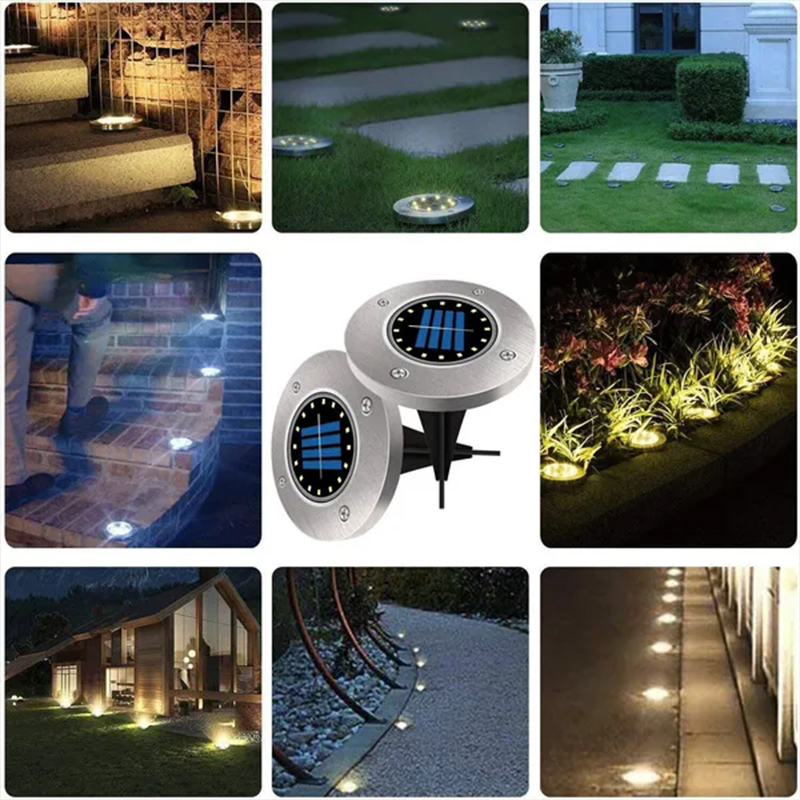 태양광 매립형 조명, 8/20 LED 방수 지중 데크  - Smart Garden Solar Lights 리뷰 및 가격