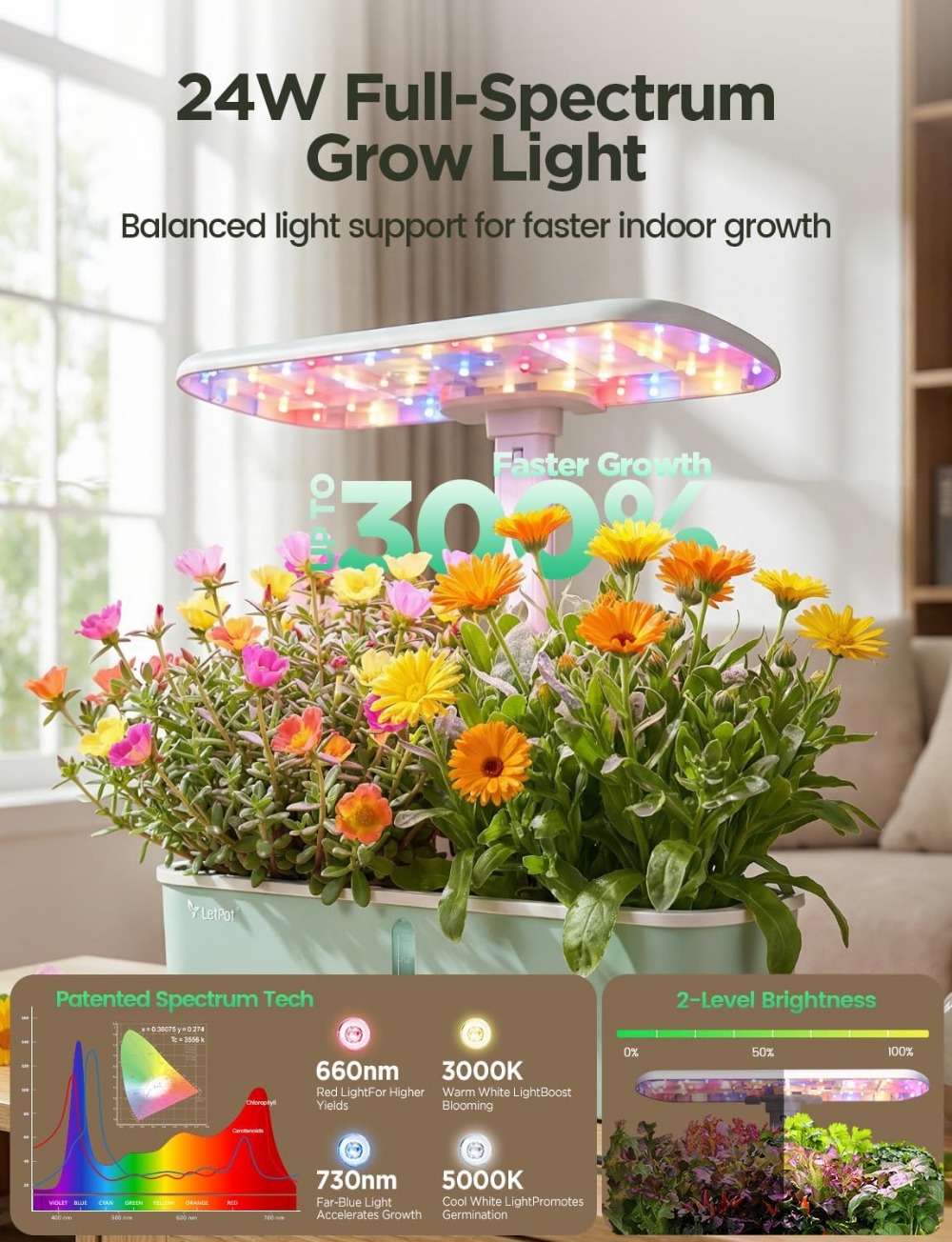 스마트 수경재배 시스템, WiFi/앱 제어, 10개 포 - Smart Pod Garden 리뷰 및 가격