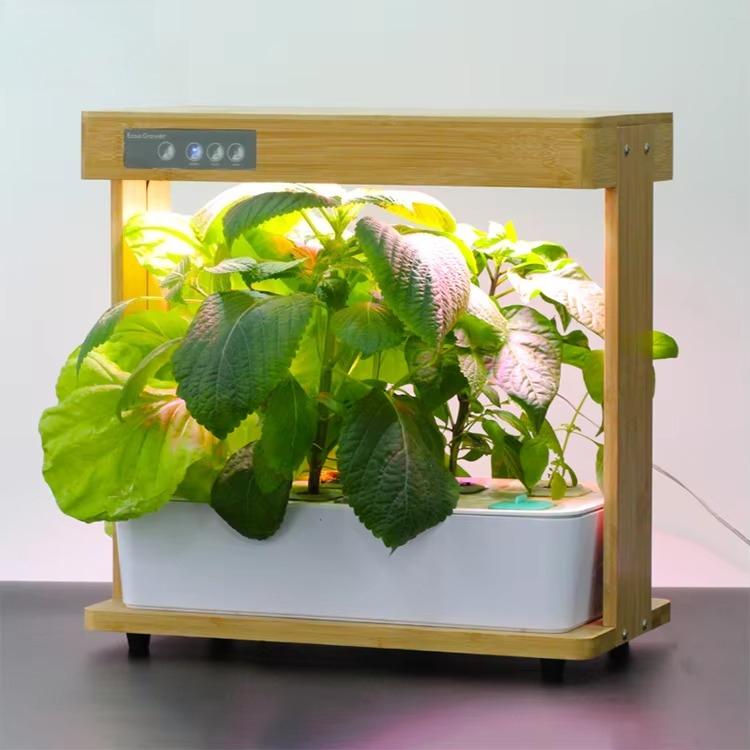 대나무 자연 8포드 홈 수경 재배 시스템 모던 전자 실 - Smart Pod Garden 리뷰 및 가격