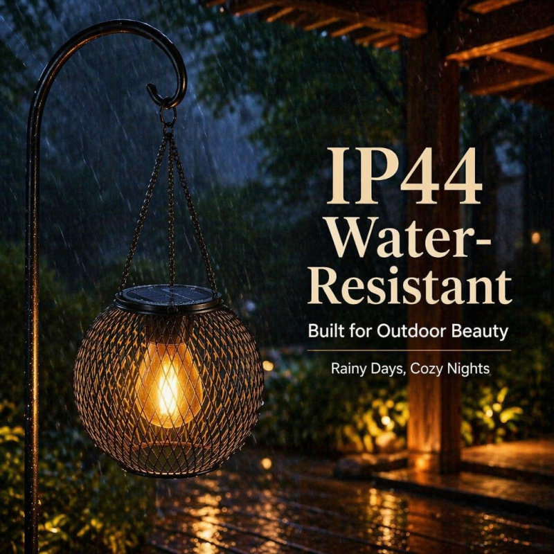 태양열 LED 교수형 플로어 램프 야외 속이 빈 조명  - Smart Garden Lighting System 리뷰 및 가격