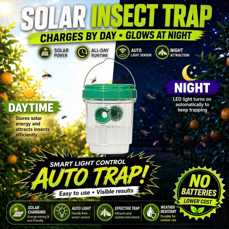 태양광 과일 파리 트랩 정원 과수원 소형 날벌레 트랩  - Smart Garden Lighting System 리뷰 및 가격