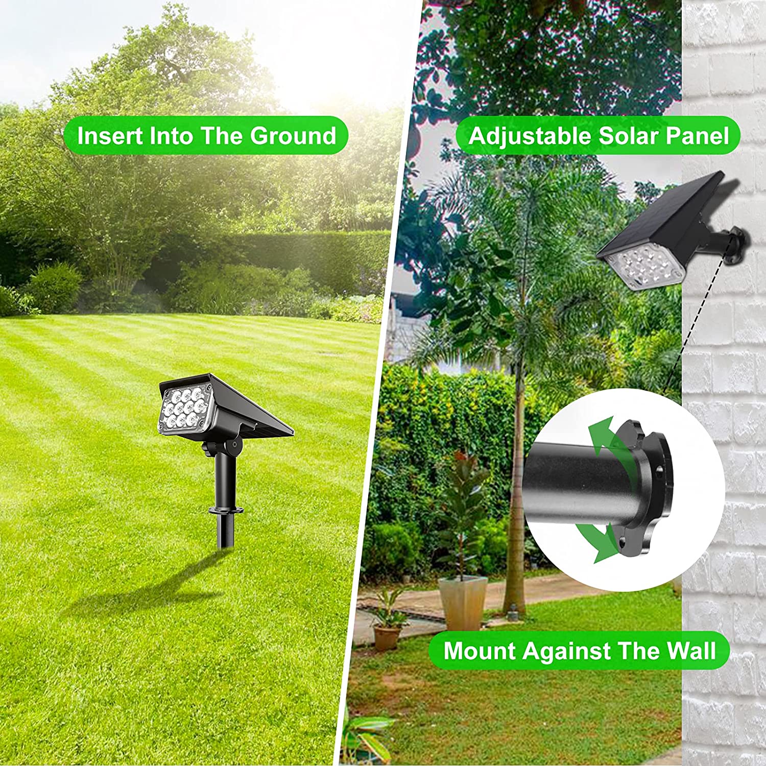 나무 거리 장식에 대 한 4pcs 태양 스포트 라이트  - Smart Garden Solar Lights 리뷰 및 가격