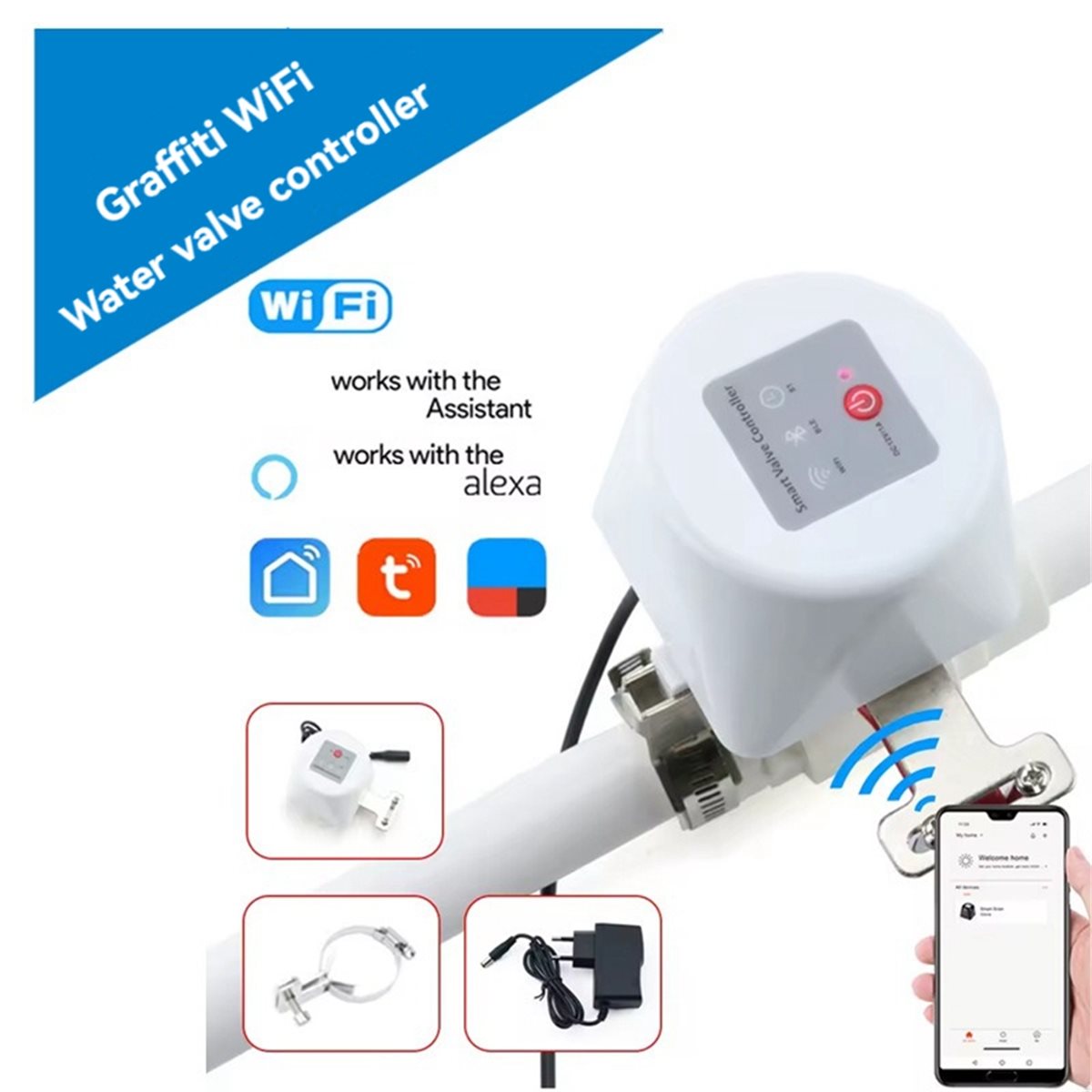 SWXF 투야 와이파이 스마트 밸브 컨트롤러 (타이머  - Smart Garden Water Timer 리뷰 및 가격