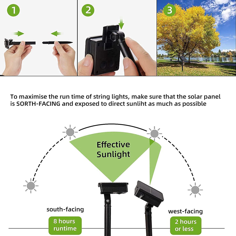 태양 LED 문자열 조명 야외 방수 꽃줄 정원 장식 크 - Smart Garden Lighting System 리뷰 및 가격
