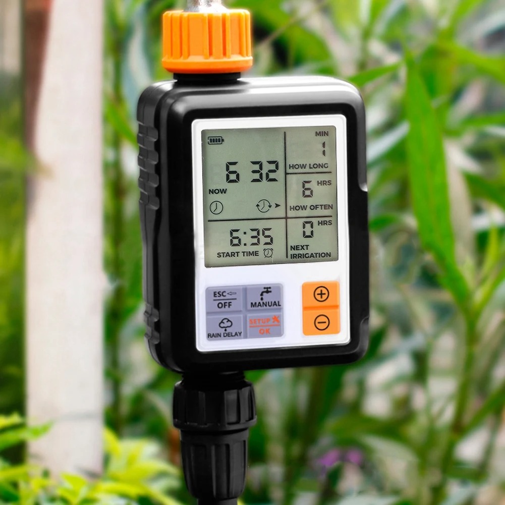 전자식 정원 물 타이머, 자동 스마트 대형 LCD 디스 - Smart Garden Water Timer 리뷰 및 가격