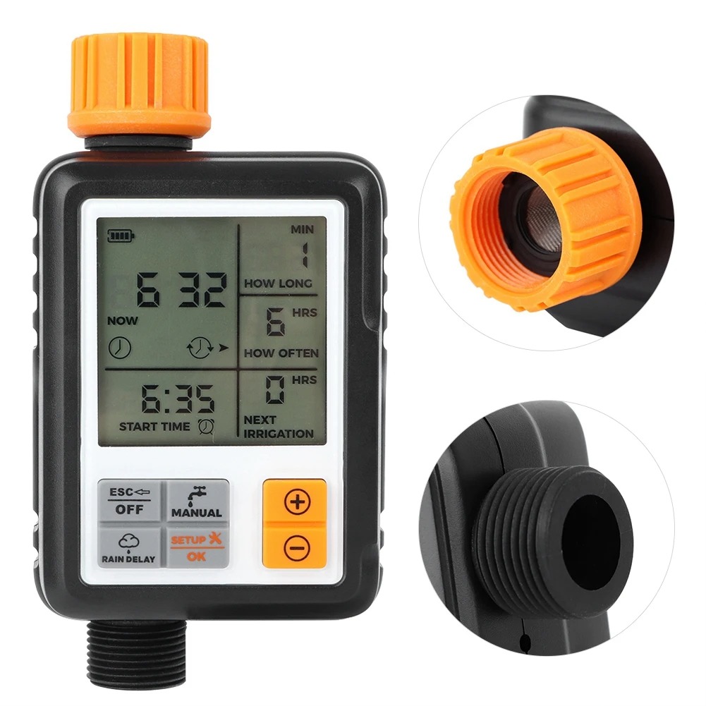전자식 정원 물 타이머, 자동 스마트 대형 LCD 디스 - Smart Garden Water Timer 리뷰 및 가격