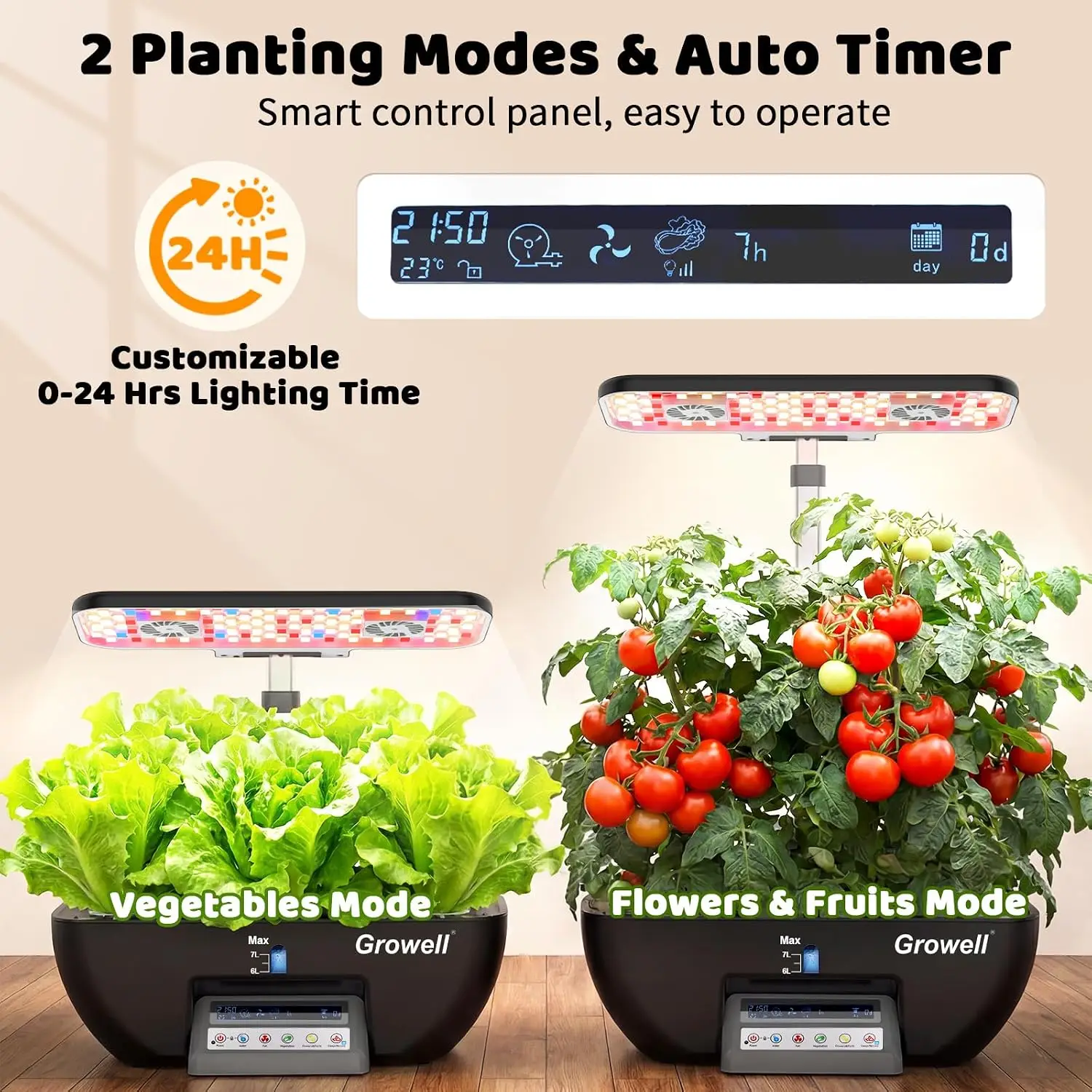 베스트셀러 수경재배 시스템 키트, 17개 포드 실내 허 - Smart Pod Garden 리뷰 및 가격