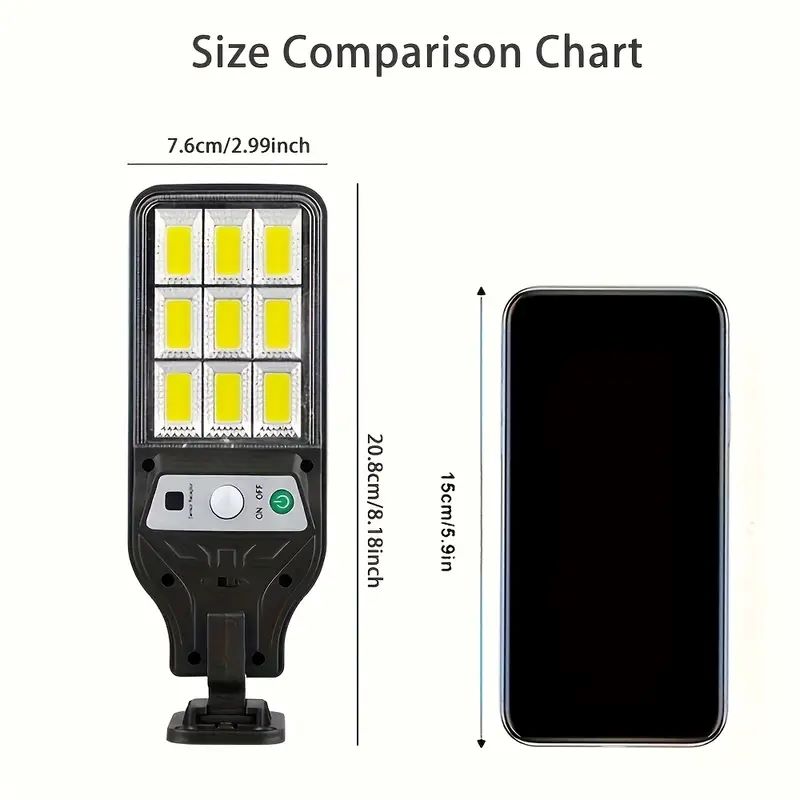 모션 센서가 있는 4PCS 태양광 벽 조명 108COB - Smart Garden Solar Lights 리뷰 및 가격