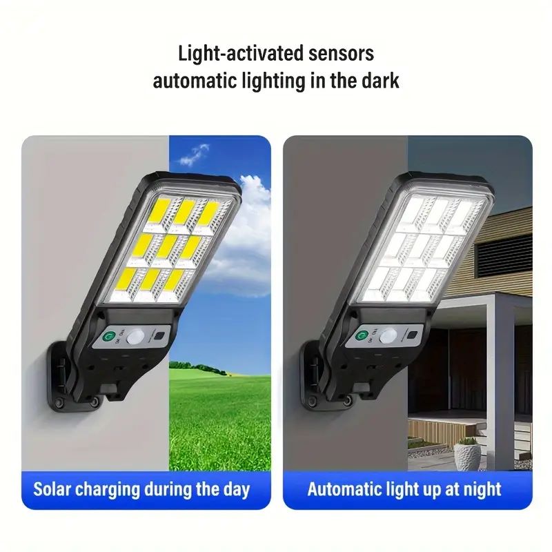 모션 센서가 있는 4PCS 태양광 벽 조명 108COB - Smart Garden Solar Lights 리뷰 및 가격