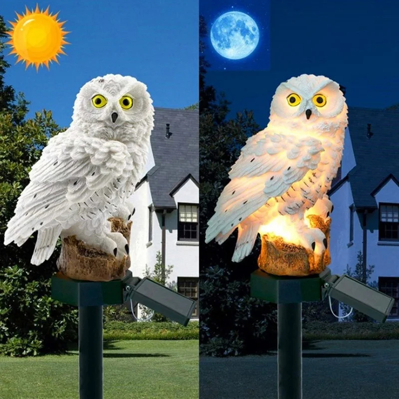 태양광 올빼미 조각상 정원등 LED 방수 야외 장식 ( - Smart Garden Lighting System 리뷰 및 가격
