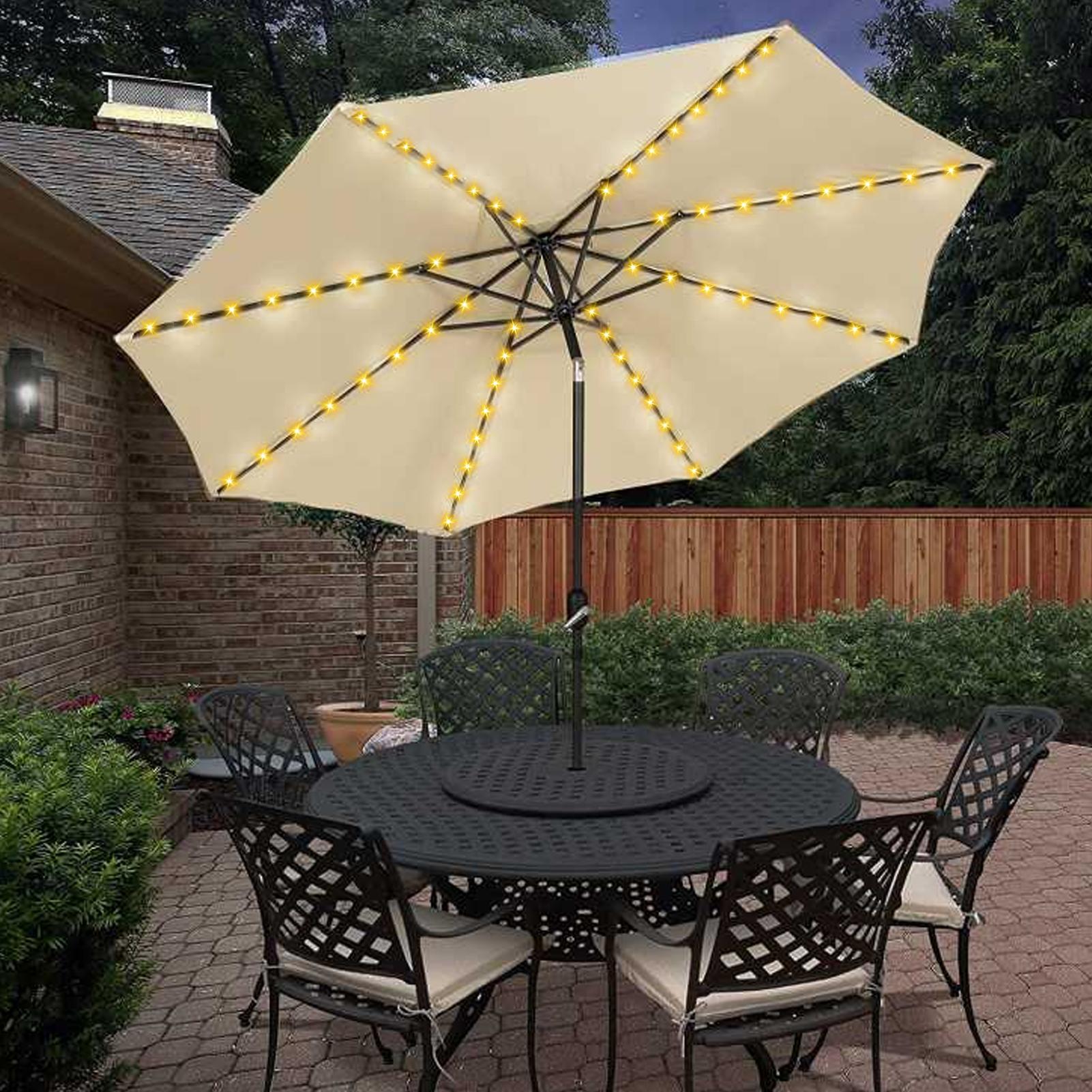 태양광 우산 스트링 라이트 104 LED 파라솔 스트링 - Smart Garden Lighting System 리뷰 및 가격