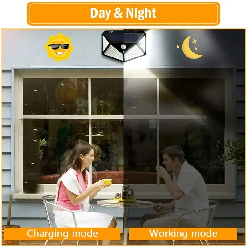 100LED 야외 태양광 정원등, 모션 센서 방수 태양 - Smart Garden Solar 리뷰 및 가격