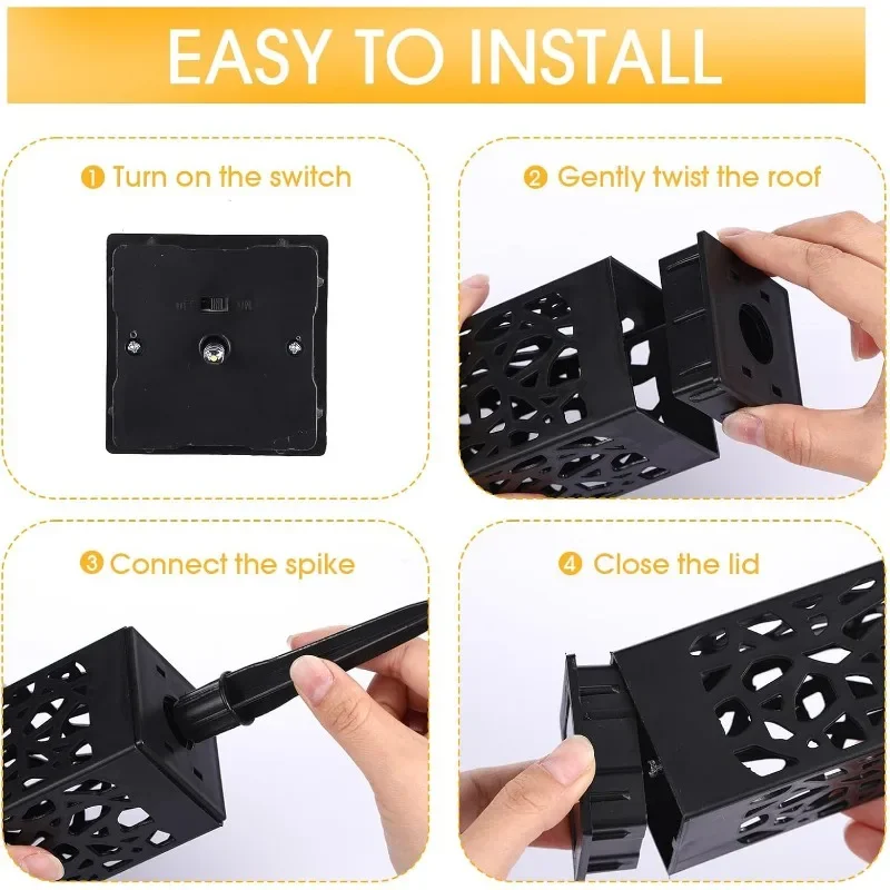 장식용 컷아웃 패턴 태양광 잔디 조명 방수 LED 정원 - Smart Garden Solar Lights 리뷰 및 가격