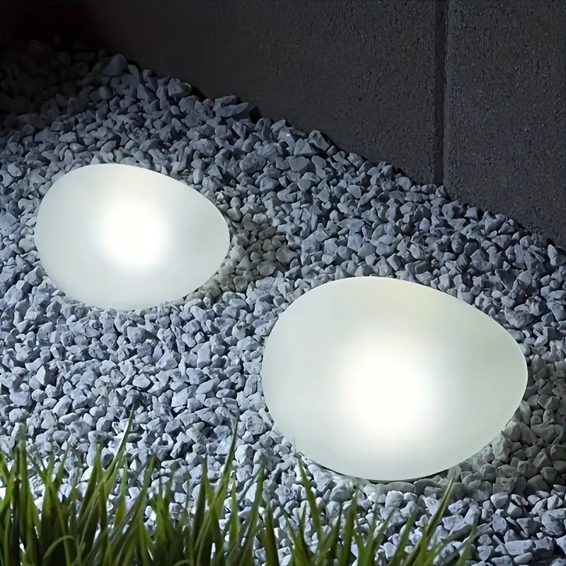 1/2팩 태양광 조약돌 조명 - 정원/파티오용 실외 방 - Smart Garden Solar Lights 리뷰 및 가격