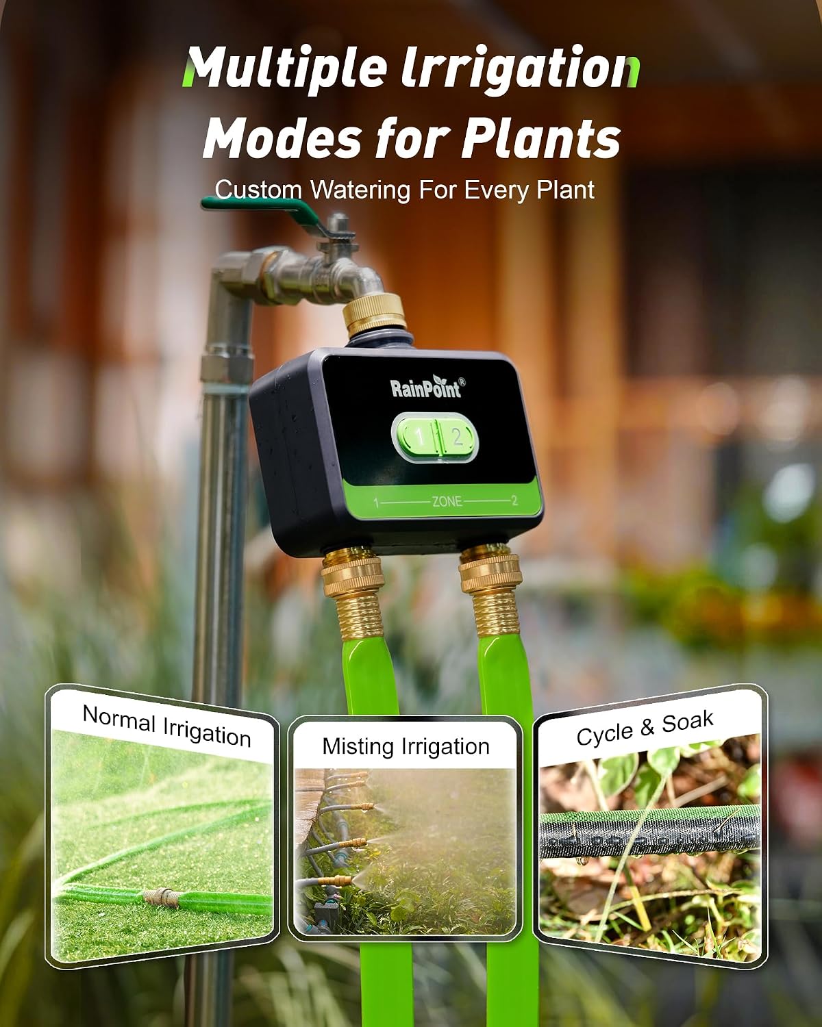 2구역 스마트 와이파이 정원용 호스 타이머 (황동 커넥 - Smart Garden Water Timer 리뷰 및 가격