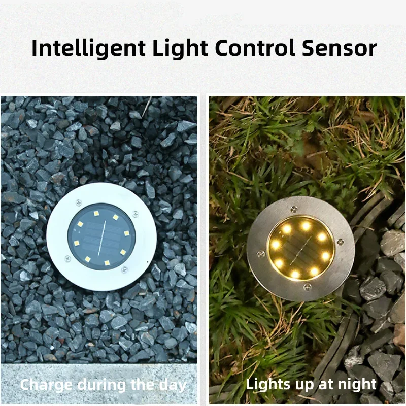 4Pcs LED 태양 정원 조명 야외 조명 플로어 램프 - Smart Garden Solar Lights 리뷰 및 가격