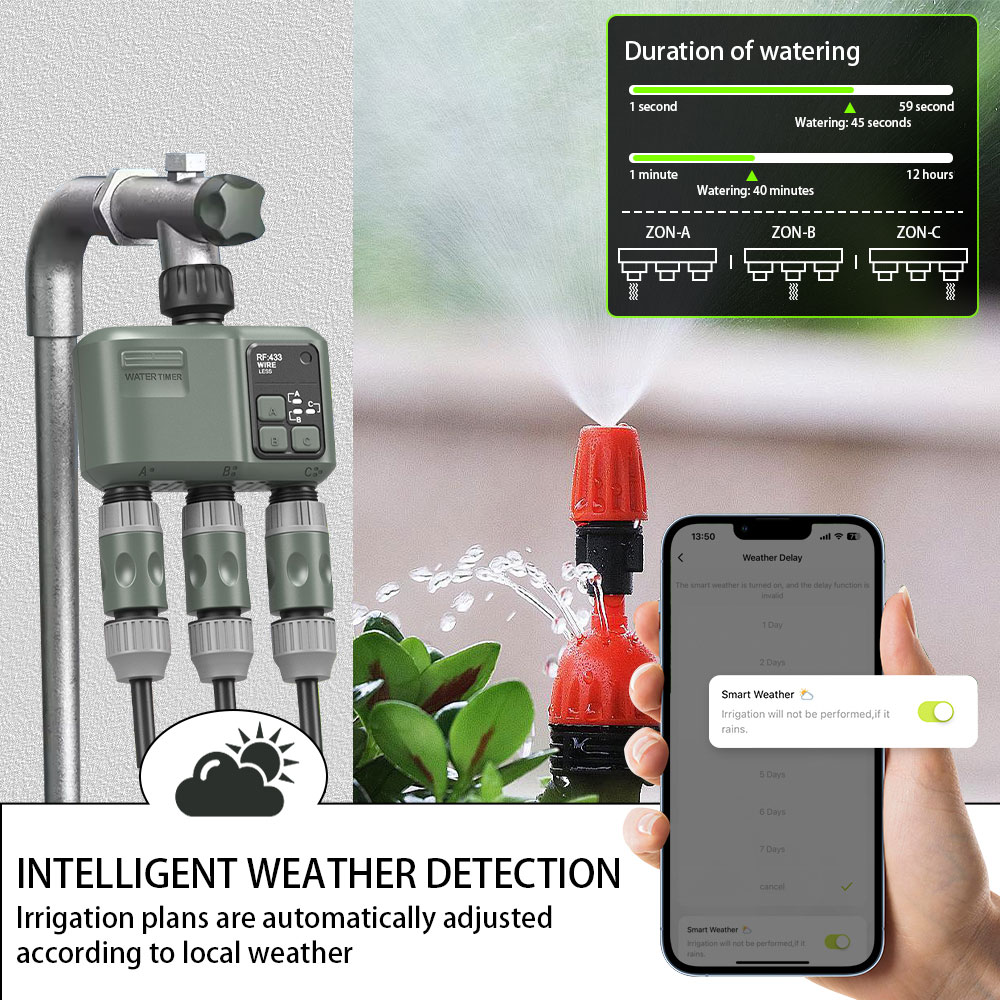 투야 와이파이+RF433 3구 워터 타이머 정원용 물  - Smart Garden Water Timer 리뷰 및 가격